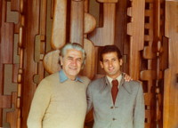 Sergiu Celibidache si Georghe Zamfir 1974
